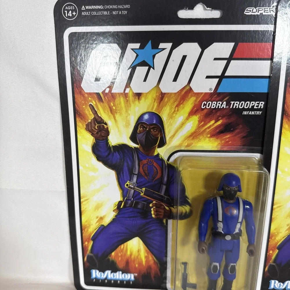 2 Pack! Super7 G.I. Joe Cobra Trooper Infantry 3.75